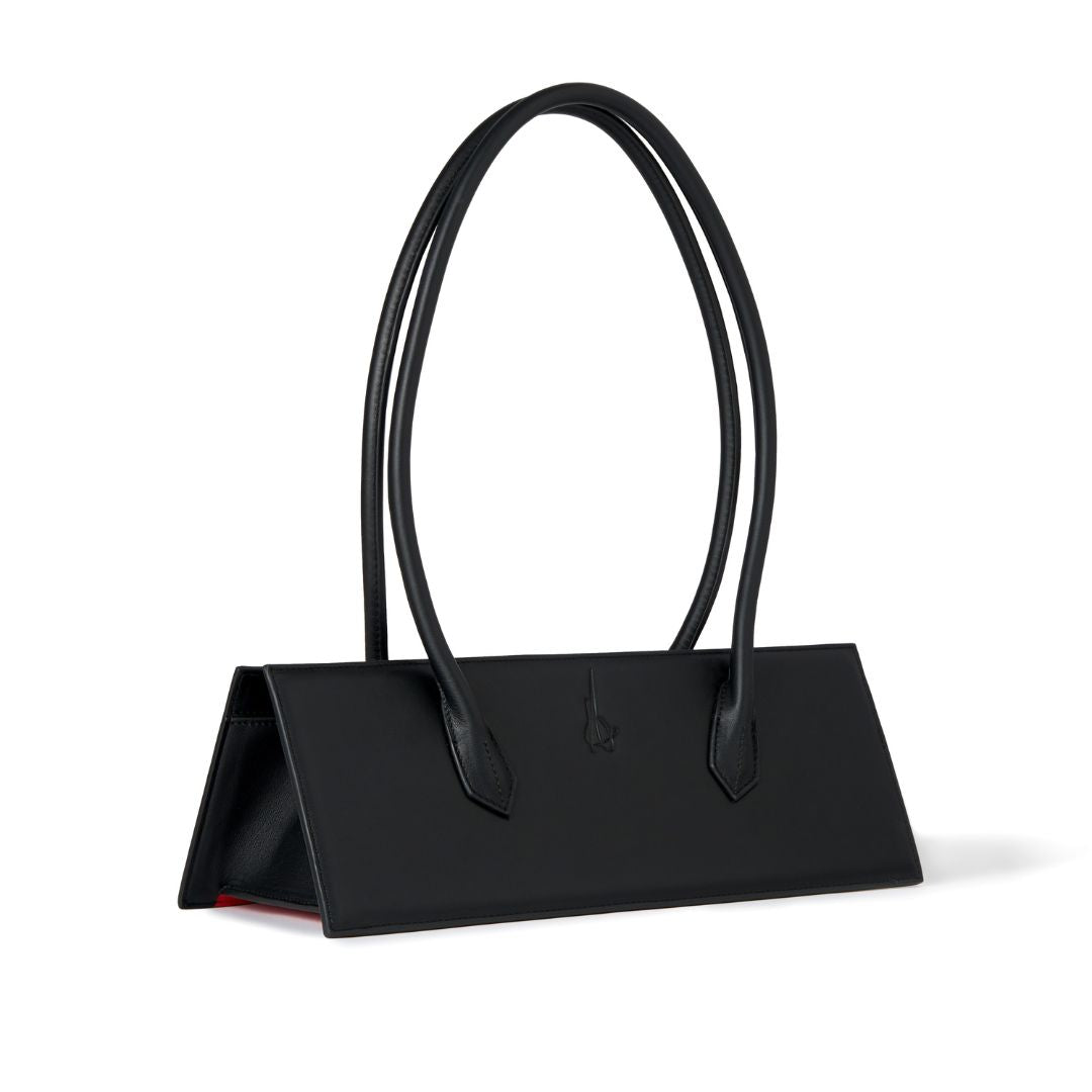 Alessia shoulder bag on a white background #colour_black