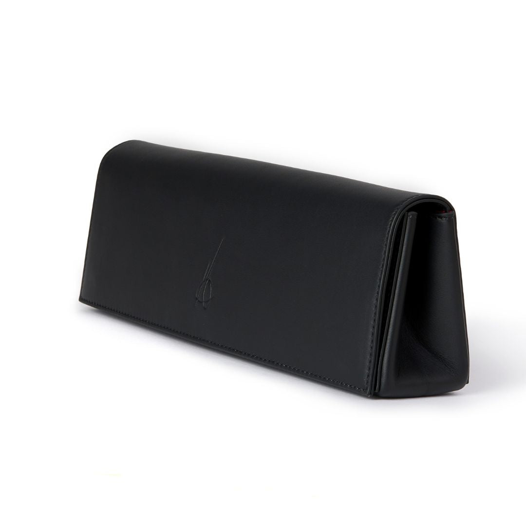 black elegant clutch bag